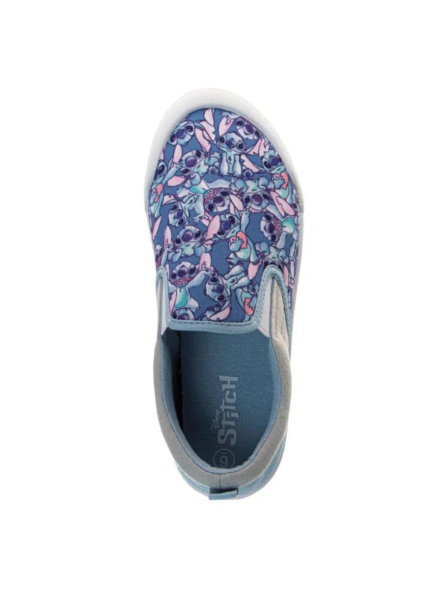 Кеды женские slip-on с принтом Stitch Disney — изображение 6 из 11, синий