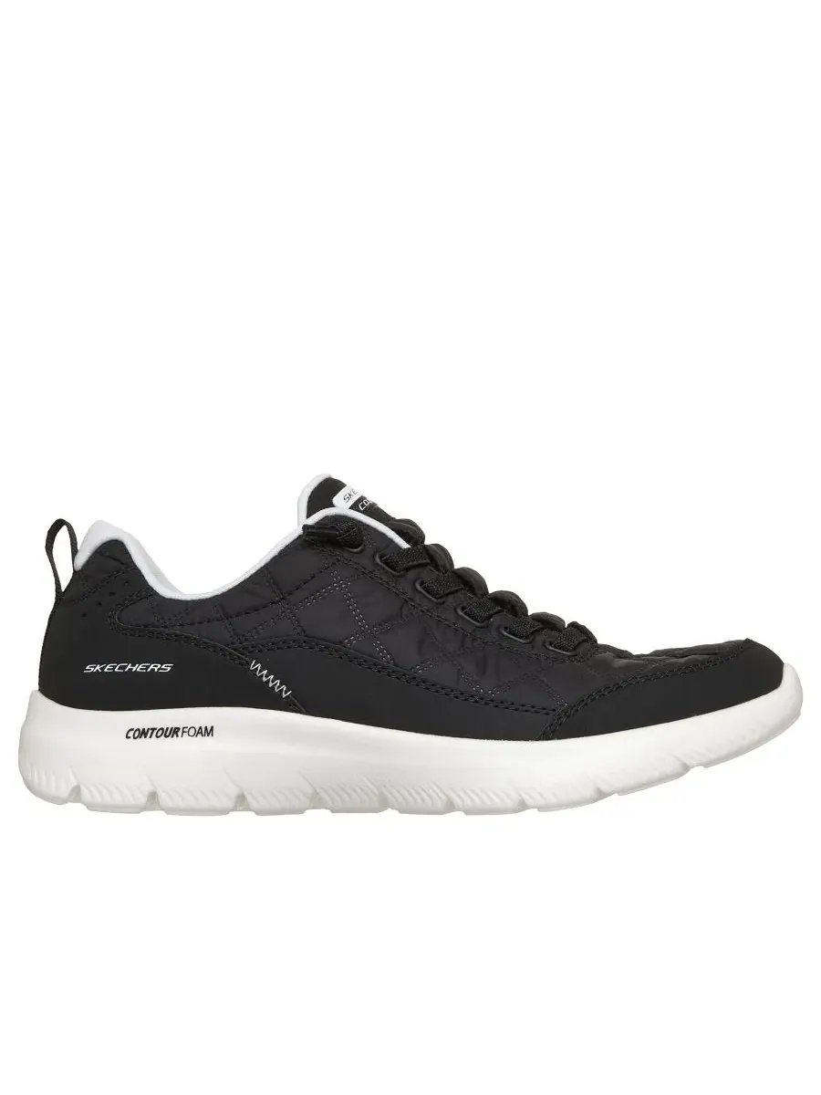 Женские кроссовки для ходьбы Summits Contour Foam - Cozy Fit от Finish Line Skechers — изображение 2 из 6, черный