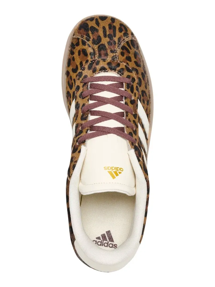 Кроссовки детские VL Court 3.0 Lifestyle Adidas — изображение 3 из 6, белый коричневый