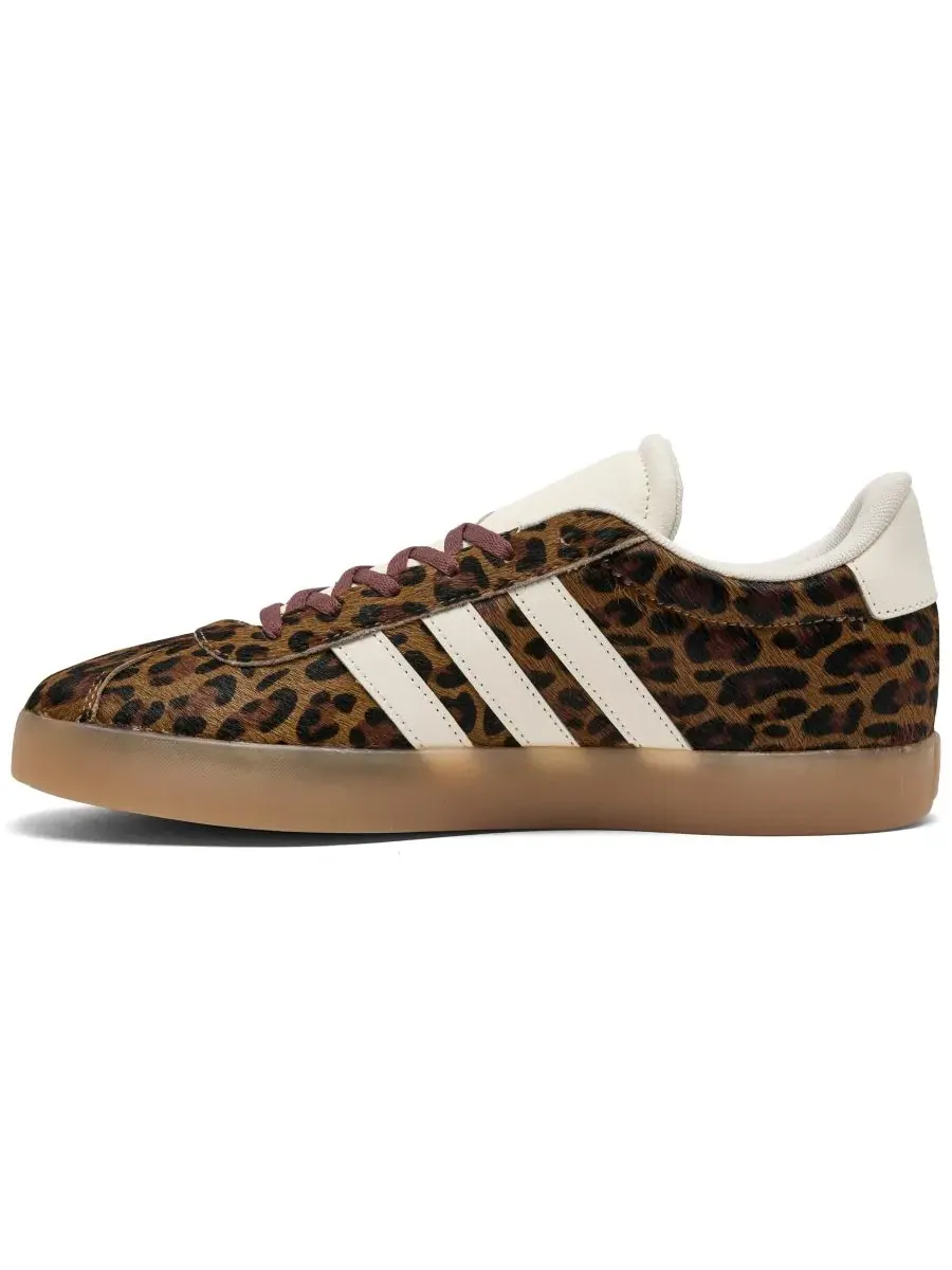 Кроссовки детские VL Court 3.0 Lifestyle Adidas — изображение 5 из 6, белый коричневый