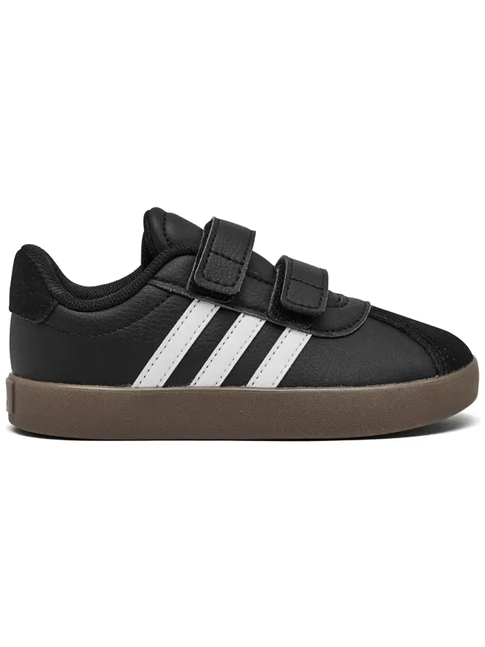 Детские повседневные кроссовки VL Court 3.0 с застежкой на липучке от Finish Line adidas