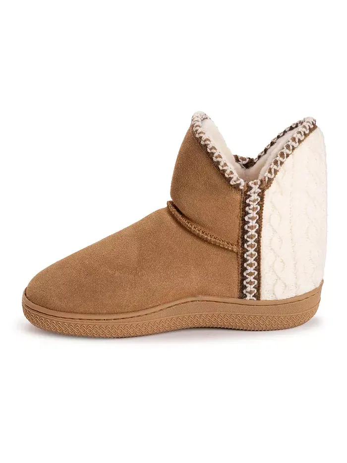 Женские тапочки Amira Paige Muk Luks — изображение 3 из 8, бежевый/бежевый