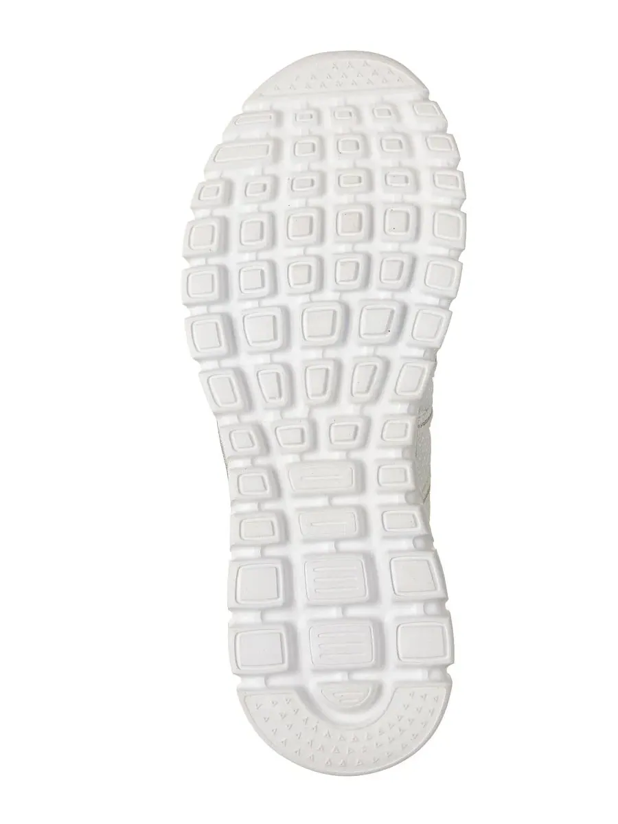 Skechers Женские элегантные повседневные кроссовки Purecrush от Finish Line — изображение 6 из 6, белый серебристый