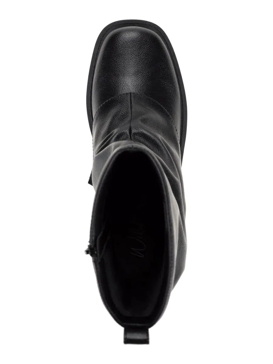 Ботинки Wilhelmiina Mid Shaft Block Heel Wild Pair — изображение 4 из 6, черный