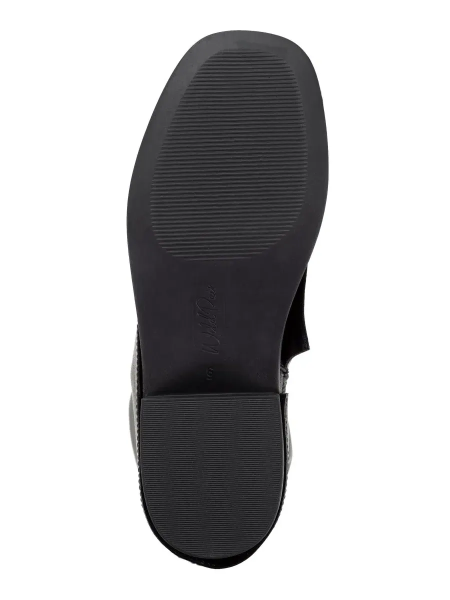 Ботинки Wilhelmiina Mid Shaft Block Heel Wild Pair — изображение 5 из 6, черный