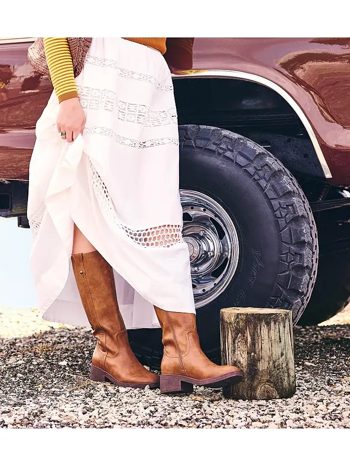 Женские ковбойские сапоги Nomads Block Heel Western Blowfish Malibu — изображение 6 из 6, черный