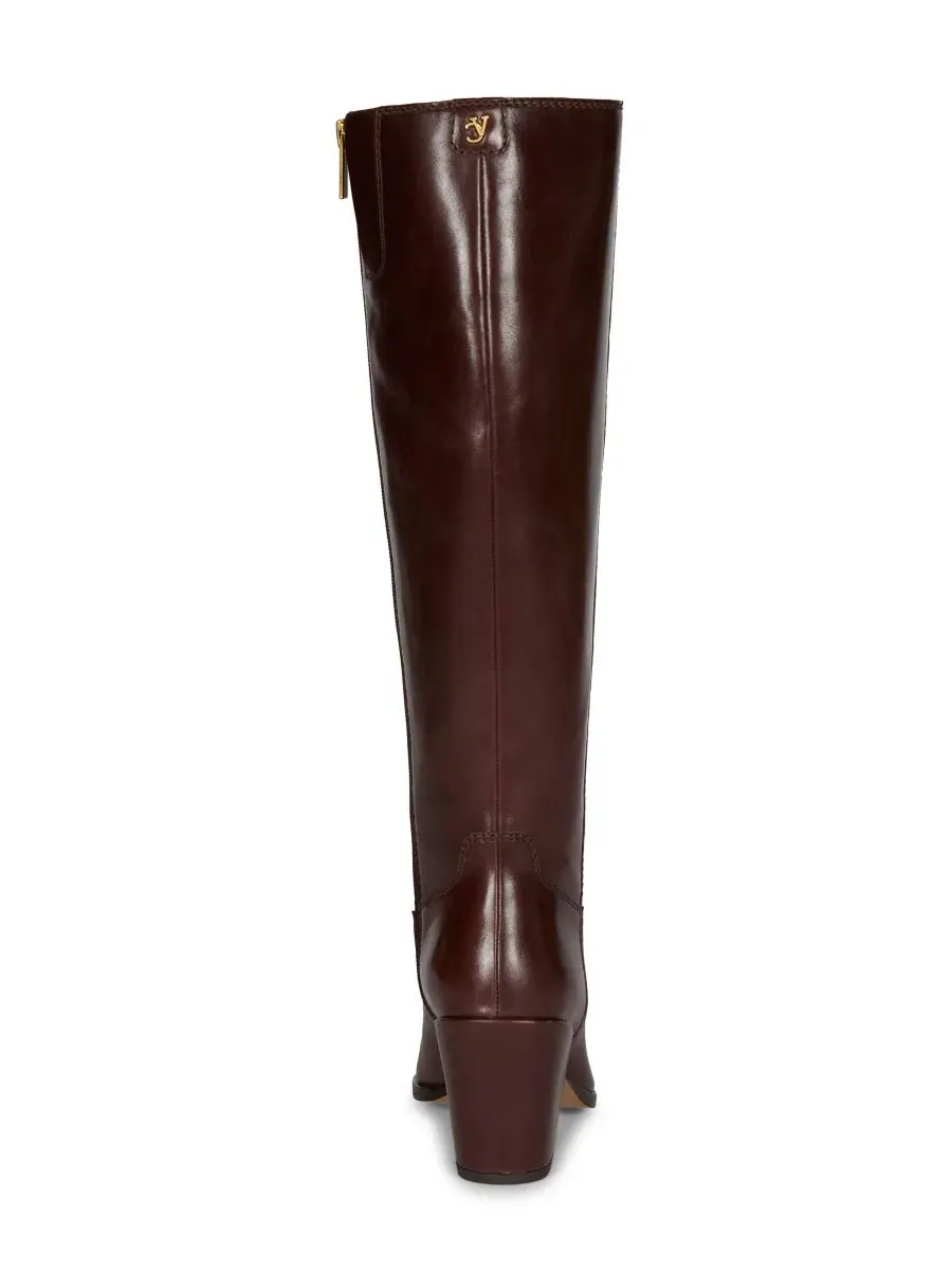 Женские сапоги с широким голенищем Pamlia Wide-Calf Knee-High Western Vince Camuto — изображение 3 из 4, каштан
