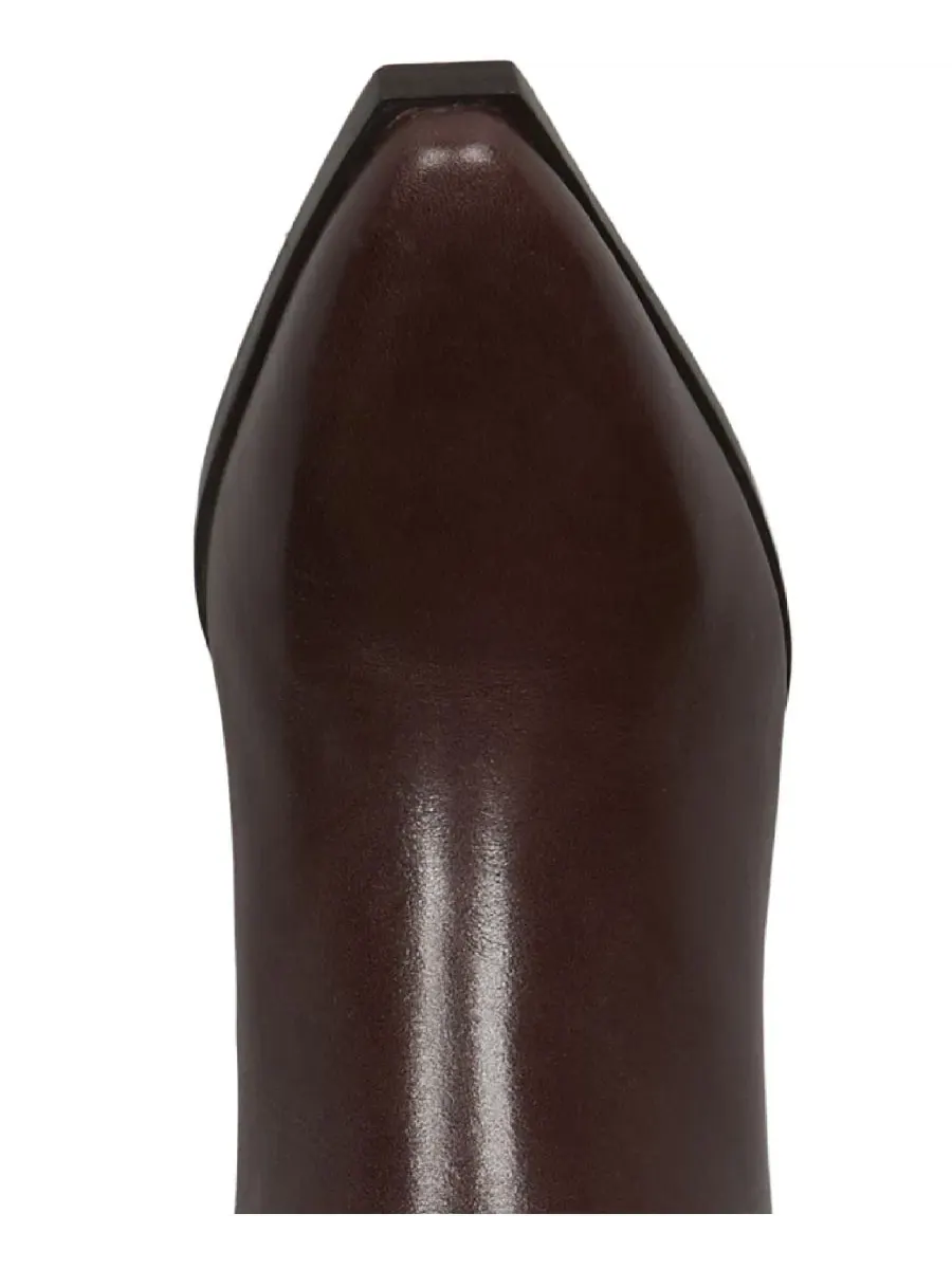 Женские сапоги с широким голенищем Pamlia Wide-Calf Knee-High Western Vince Camuto — изображение 4 из 4, каштан