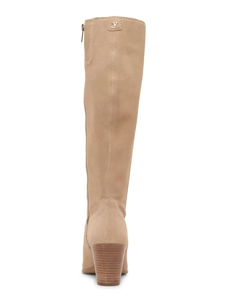 Ботинки женские с широким голенищем, модель Pamlia Vince Camuto, Tortilla Suede — изображение 3 из 5