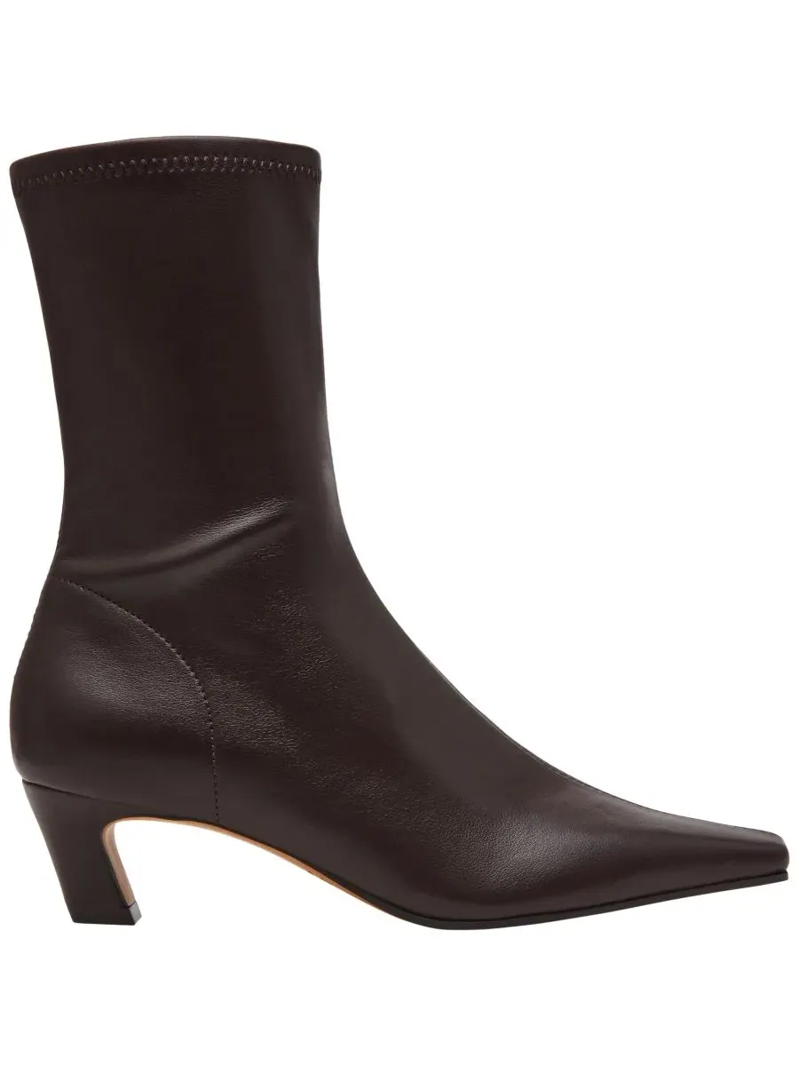 Ботильоны на каблуке-киттен с квадратным мысом, модель Kimmens Steve Madden — изображение 2 из 7, эспрессо
