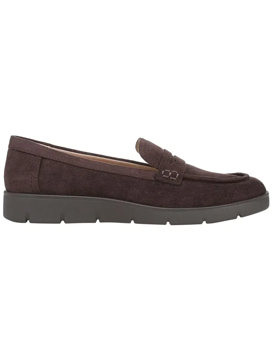 Лоферы женские с круглым носком LifeStride, Dark Chocolate Microsuede — изображение 2 из 5
