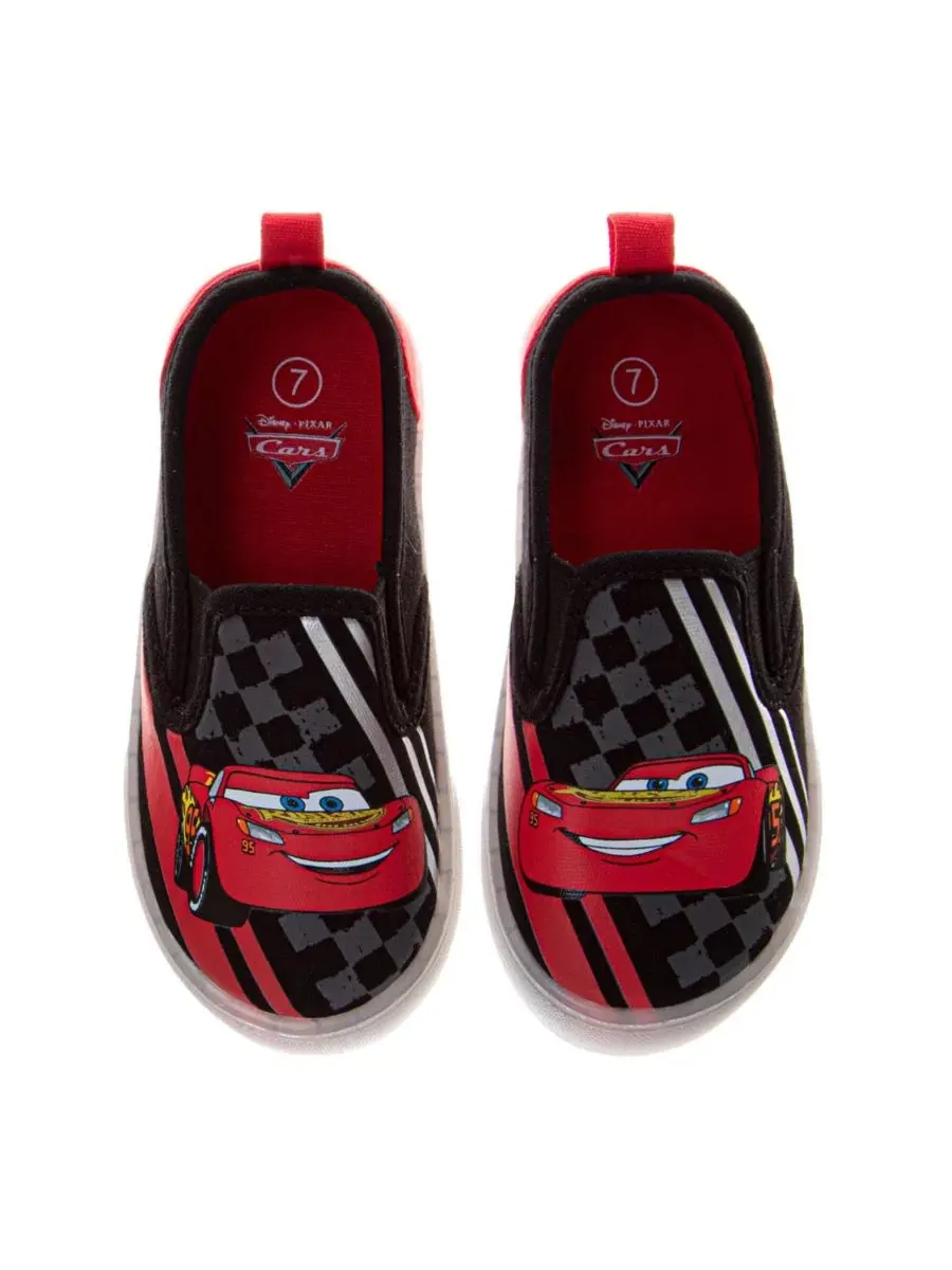 Кеды-слипоны с принтом Lightning McQueen Cars — изображение 5 из 6, нет цвета