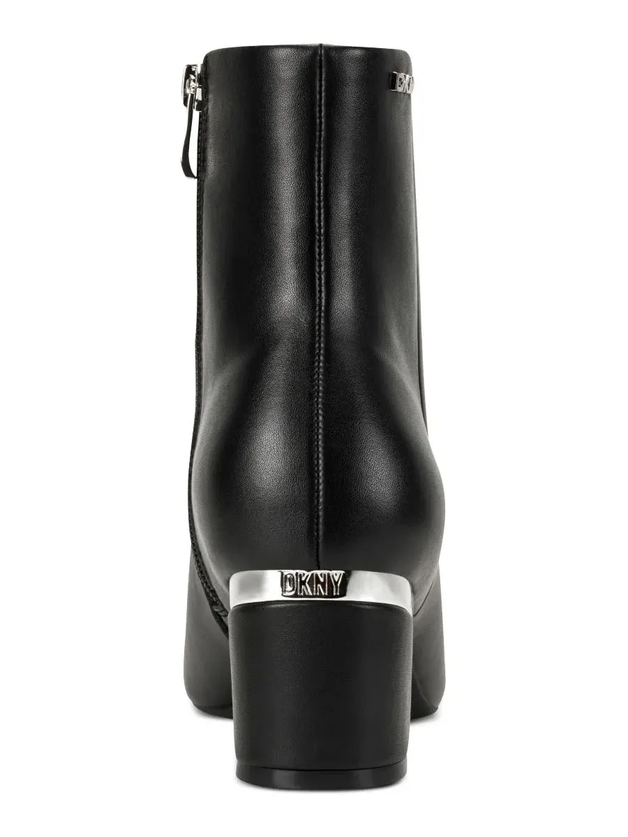 Ботильоны на каблуке Celisha DKNY — изображение 5 из 5, черный/серебристый