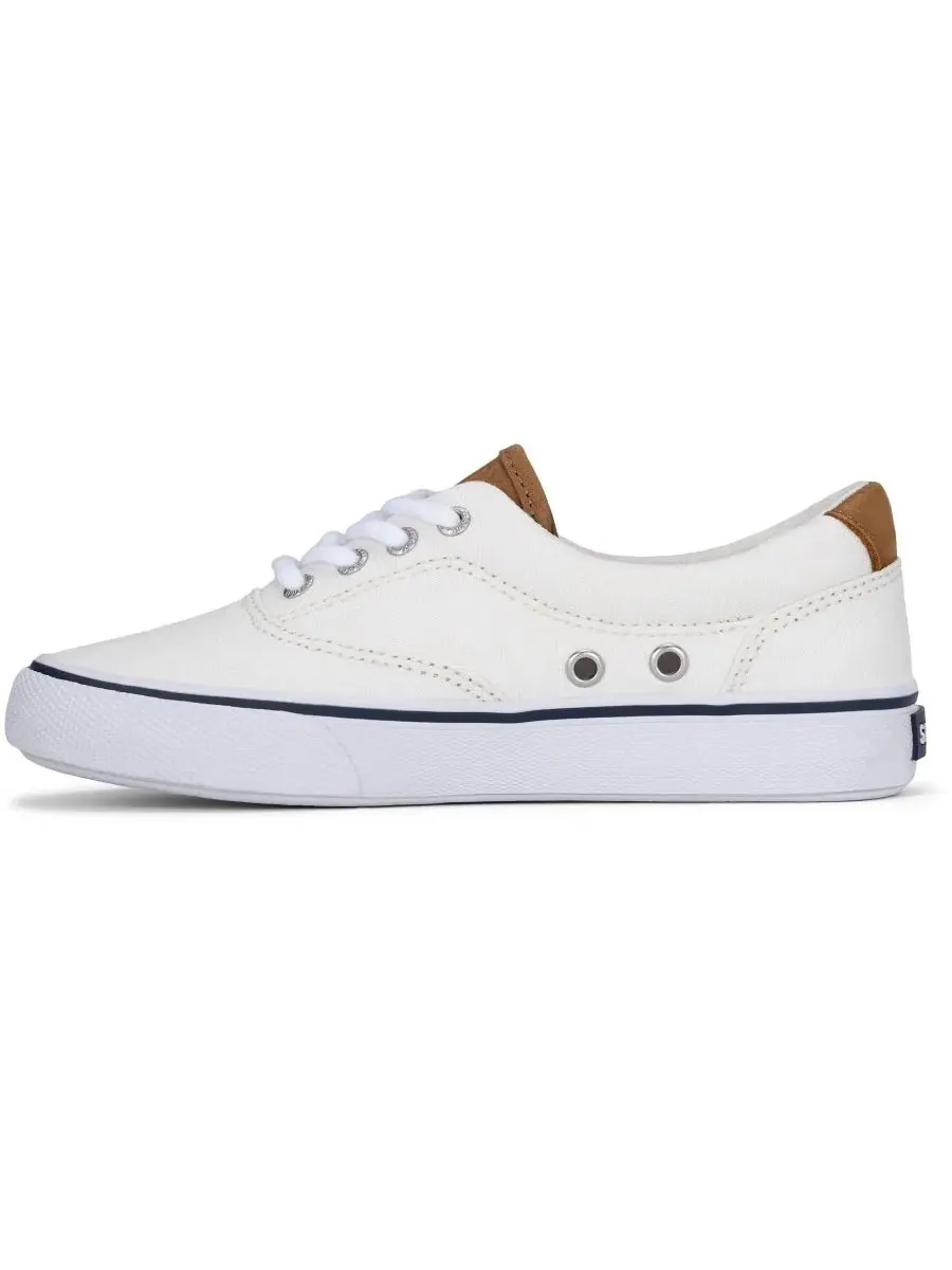 Кеды с хлопковыми шнурками и скрытой резинкой CVO Striper II Sperry — изображение 2 из 5, белый