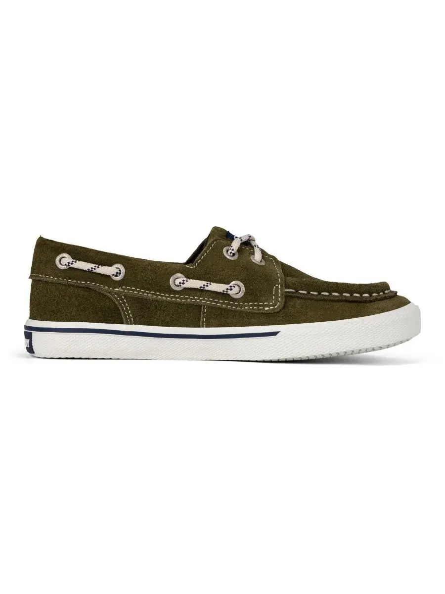 Мокасины-лодочки из замши Bahama Suede Boat Shoe Sperry — изображение 4 из 5, оливковый