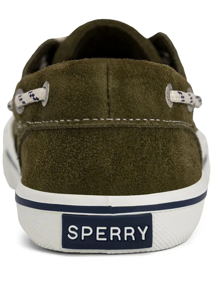Мокасины-лодочки из замши Bahama Suede Boat Shoe Sperry — изображение 5 из 5, оливковый