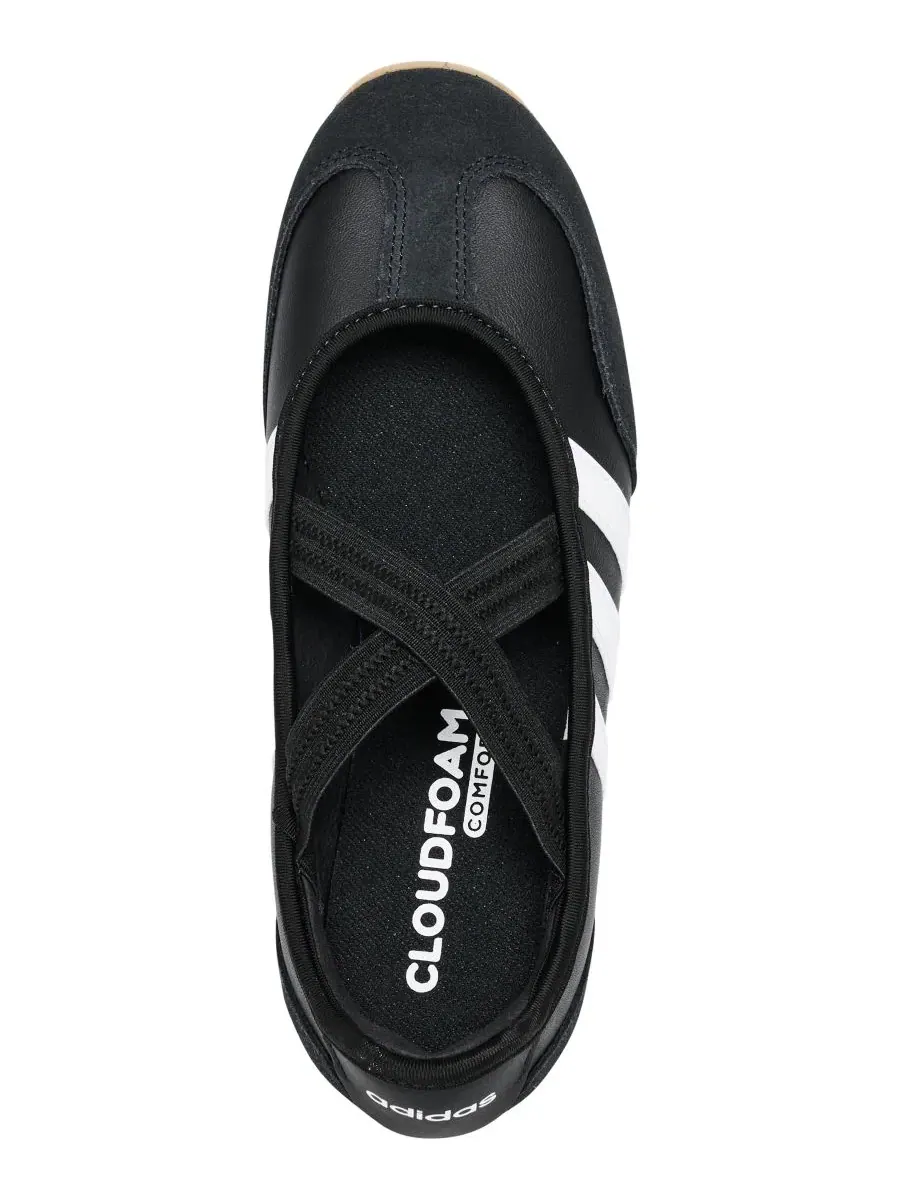 Кроссовки женские lifestyle с ремешком Mary Jane, модель Barreda adidas — изображение 3 из 6, черный