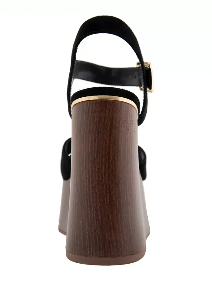 Женские сандалии Taelyn на платформе с клином Kenneth Cole New York — изображение 3 из 8, черный