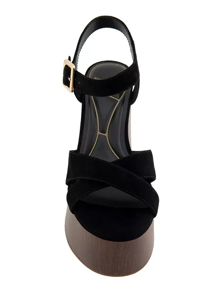 Женские сандалии Taelyn на платформе с клином Kenneth Cole New York — изображение 7 из 8, черный