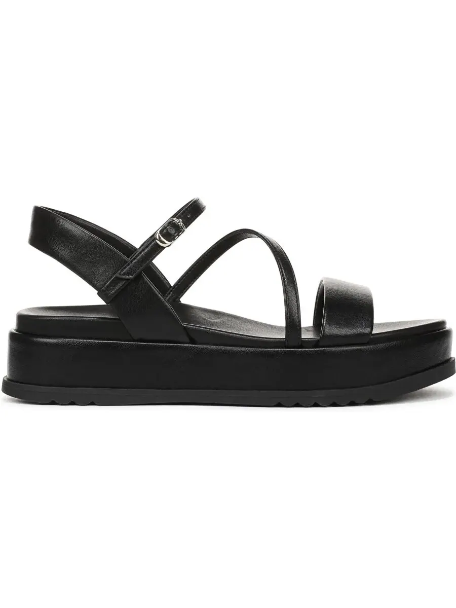 Сандалии с платформой Zayda Strappy Sandals Naturalizer — изображение 2 из 5, черный