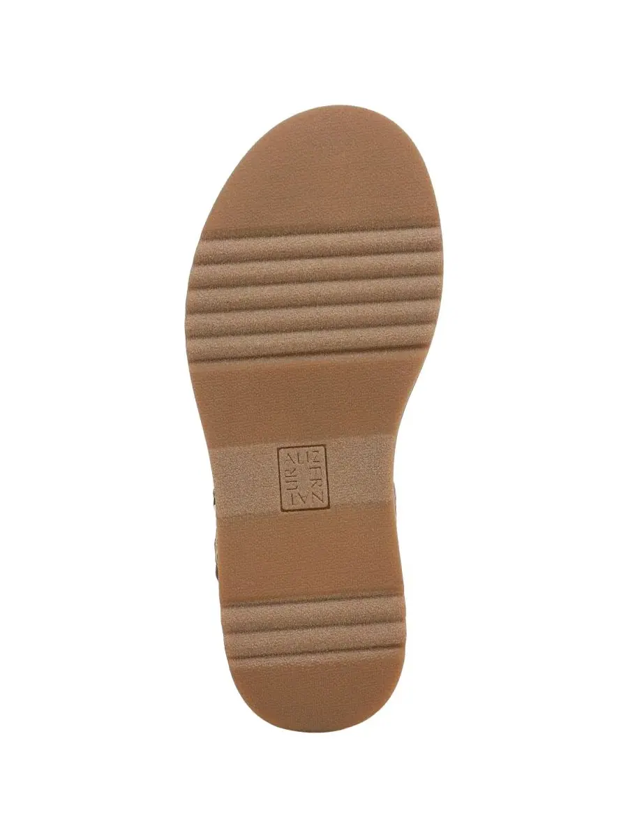 Сандалии на танкетке Zayda Strappy Sandals Naturalizer — изображение 5 из 5, коричневый