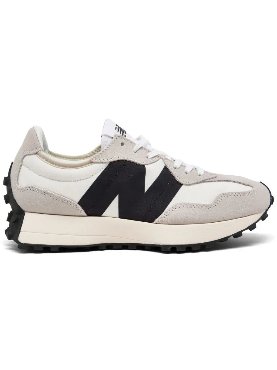 Кроссовки женские с замшевым верхом WS327RA New Balance — изображение 2 из 6, белый черный