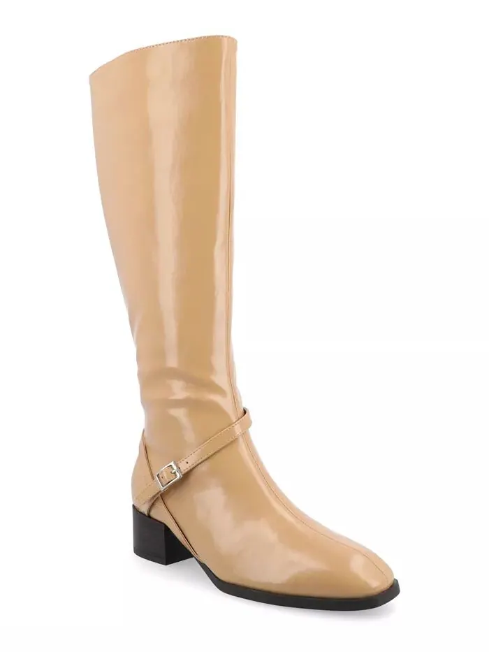 Женские сапоги для верховой езды Rhianah Wide Width Wide Calf Heel с высоким коленом Journee