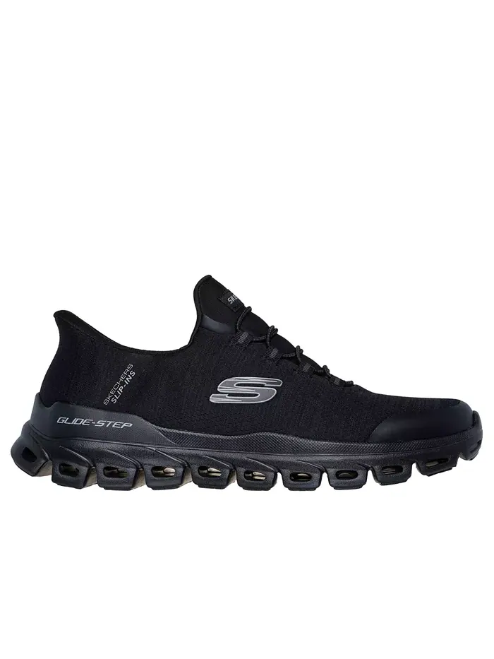 Мужские слипоны: Glide-Step - Zefyr прогулочные кроссовки от Finish Line Skechers — изображение 4 из 4, черный
