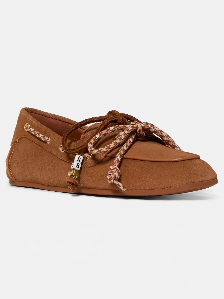 Женские туфли-лодочки без застежки Know The Ropes из замши kate spade new york