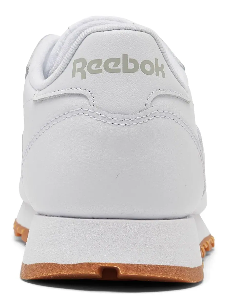 Кроссовки женские с верхом из кожи, модель Classic Leather Reebok — изображение 3 из 6, белый