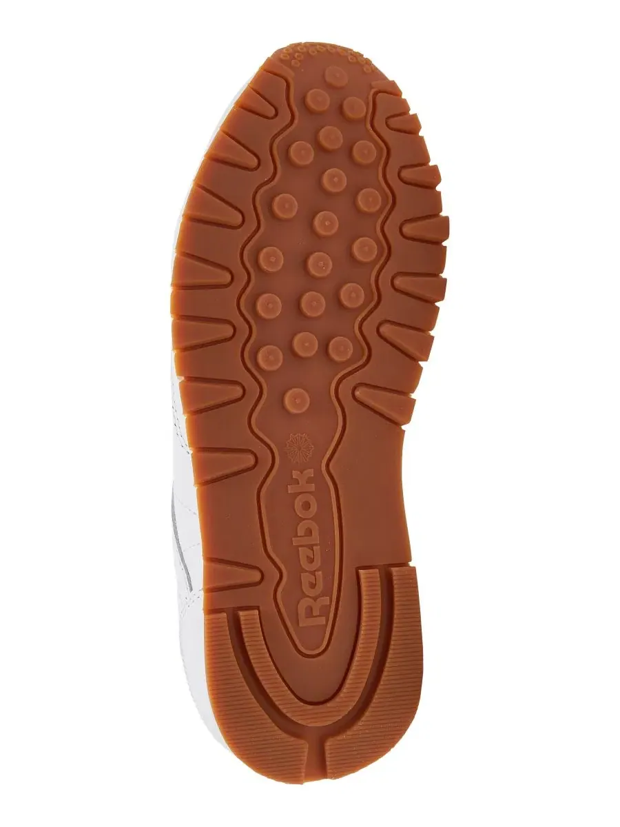 Кроссовки женские с верхом из кожи, модель Classic Leather Reebok — изображение 5 из 6, белый