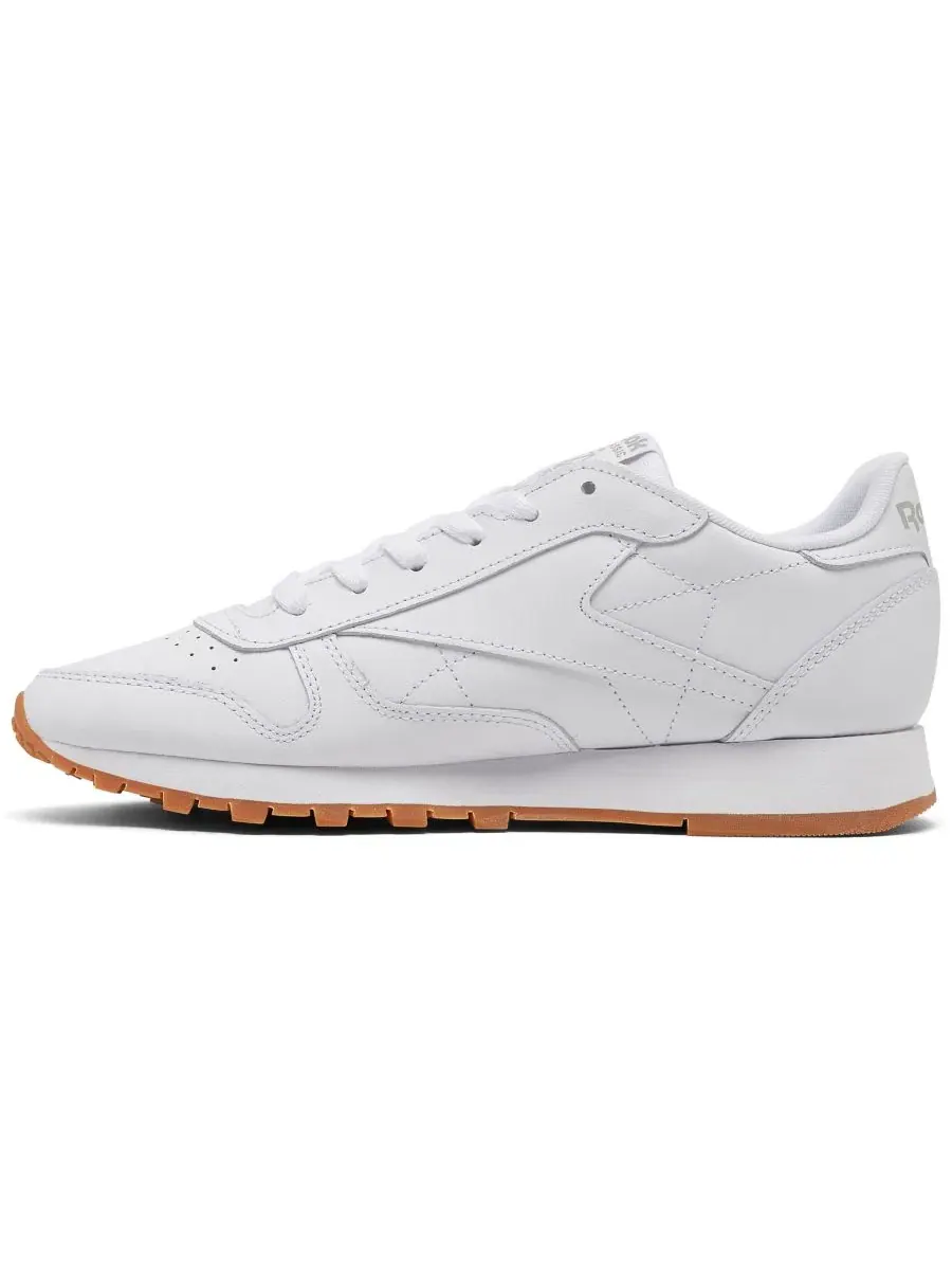 Кроссовки женские с верхом из кожи, модель Classic Leather Reebok — изображение 6 из 6, белый