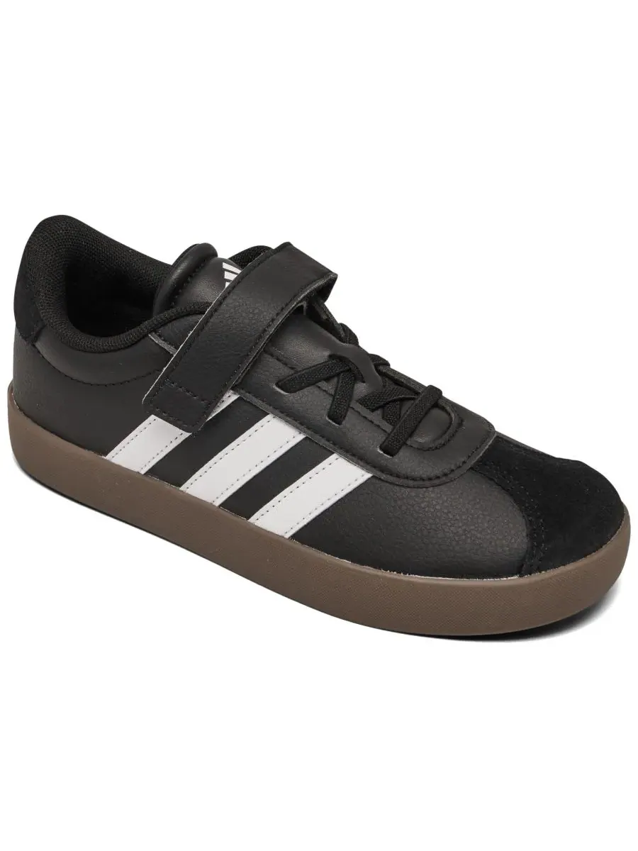 Детские повседневные кроссовки VL Court 3.0 с застежкой-ремешком от Finish Line Adidas
