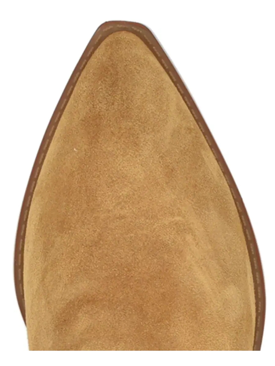 Женские сапоги Asken Western Block Heel с мысом-снип Nine West, Dark Natural Suede — изображение 4 из 5