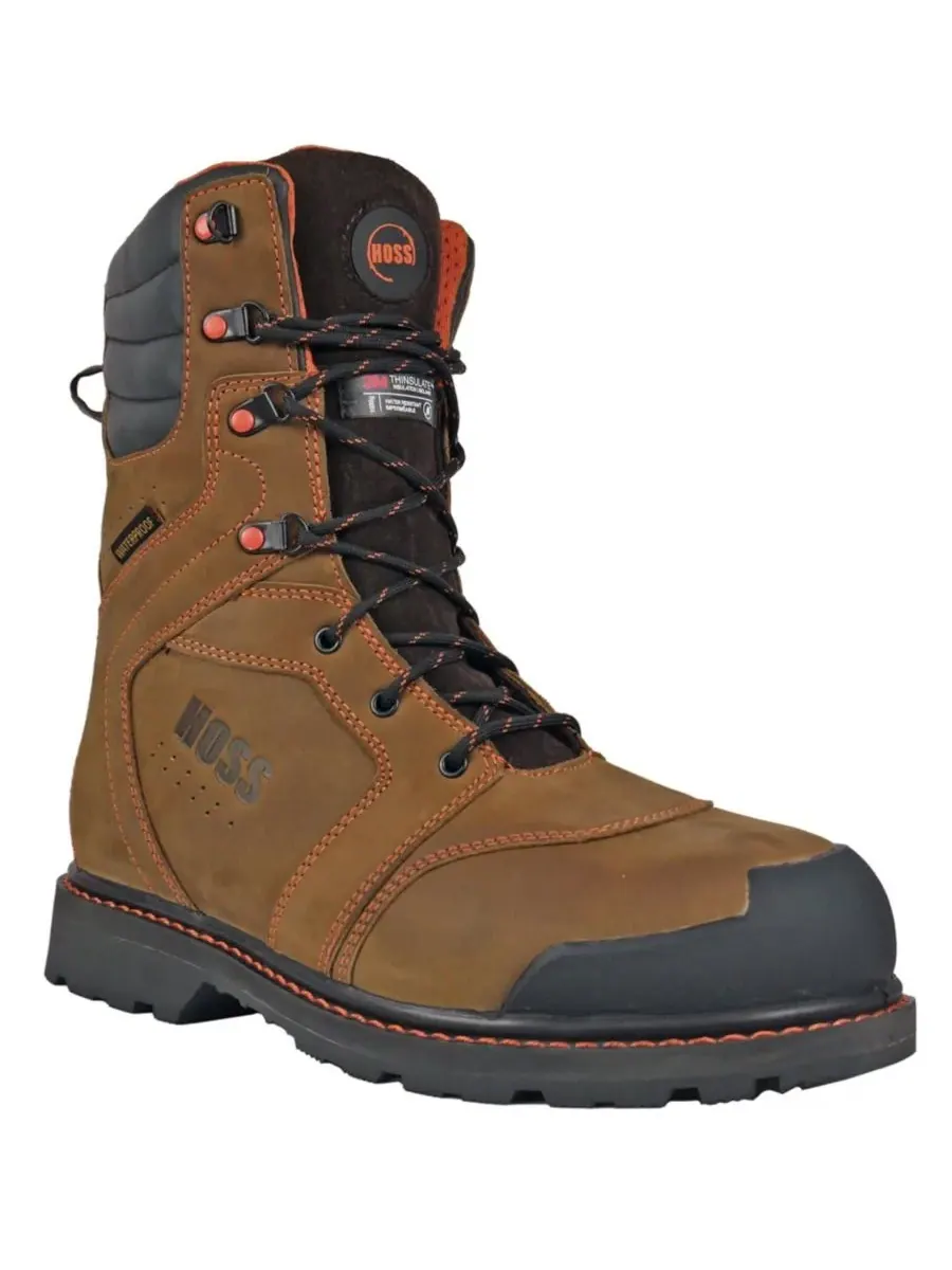 Мужские рабочие ботинки Clash с композитным носком и утеплителем Hoss Boot Company