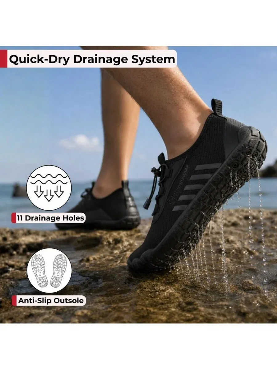 Водонепроницаемые тапочки для воды Odin Quick-Dry Alpine Swiss — изображение 5 из 7, черный