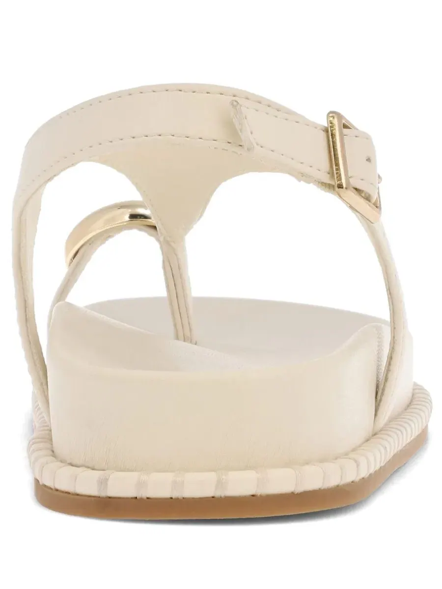 Сандалии-вьетнамки с перемычкой Leilah Toe Ring MIA — изображение 3 из 5, кость