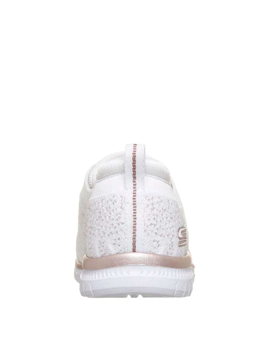 Кроссовки для ходьбы Virtue - Copper Dream Skechers — изображение 4 из 6, белый розовый золотистый