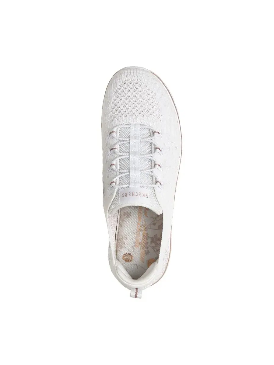 Кроссовки для ходьбы Virtue - Copper Dream Skechers — изображение 5 из 6, белый розовый золотистый