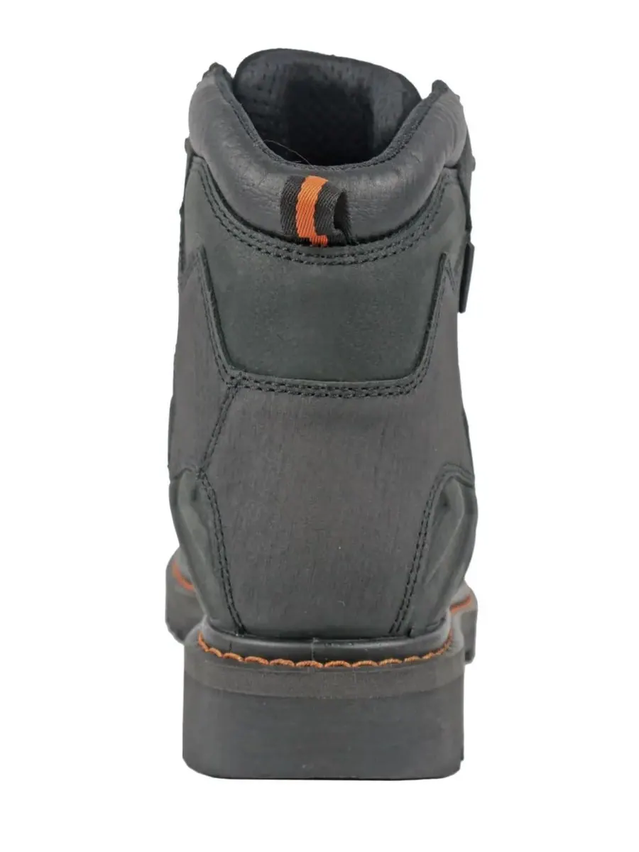 Мужские водонепроницаемые рабочие ботинки HOSS Bronc с композитным носком Hoss Boot Company — изображение 5 из 6, черный