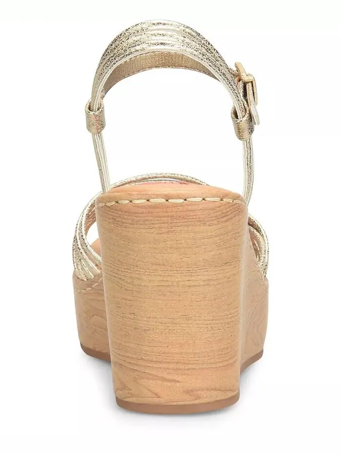 Женские босоножки Catalina Strappy Comfort на танкетке b.o.c. — изображение 5 из 5, шампань