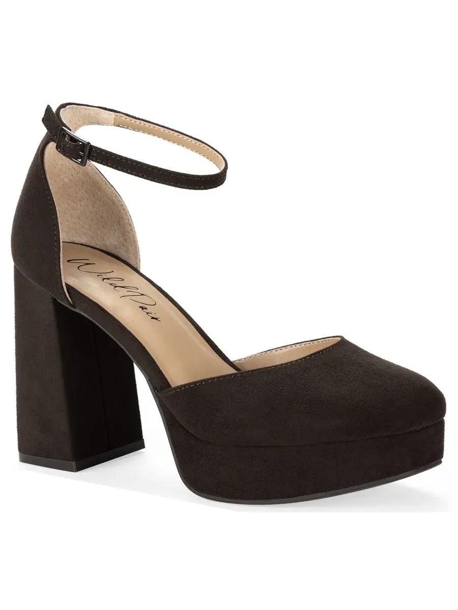 Туфли-лодочки Twylla Platform Block Heel с квадратным носком Wild Pair