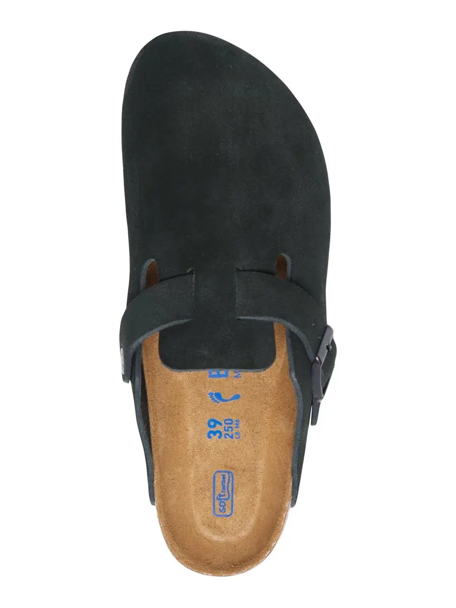Клоги из замши на мягкой стельке Boston Birkenstock — изображение 5 из 6, черный