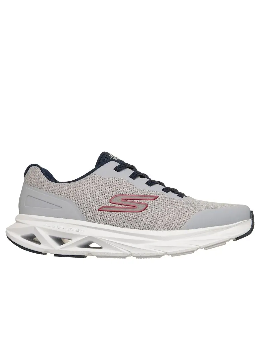 Мужские беговые кроссовки Glide-Step Vortex - Avalin от Finish Line Skechers — изображение 2 из 6, серый темно-синий