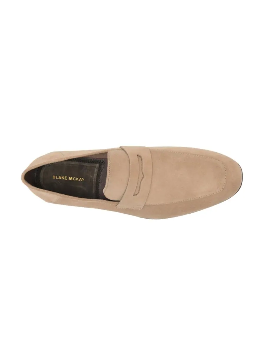 Мужские кожаные туфли-лоферы Sawyer Dress Casual Slip-on Penny Loafer Blake McKay — изображение 5 из 5, песочный