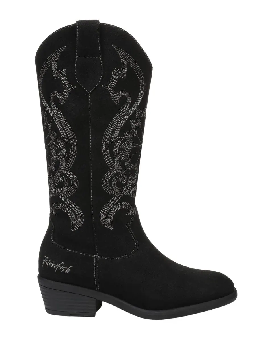 Женские сапоги с вышивкой Stutter Western Blowfish Malibu — изображение 2 из 5, черный