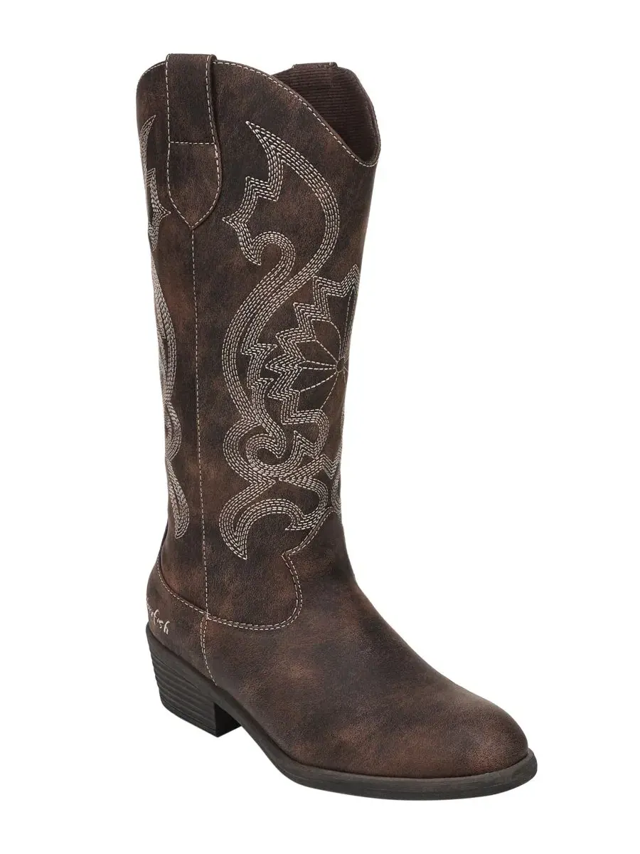 Женские сапоги с западным стилем Stutter Western Boots Blowfish Malibu, Whiskey Faux Leather — изображение 1 из 5