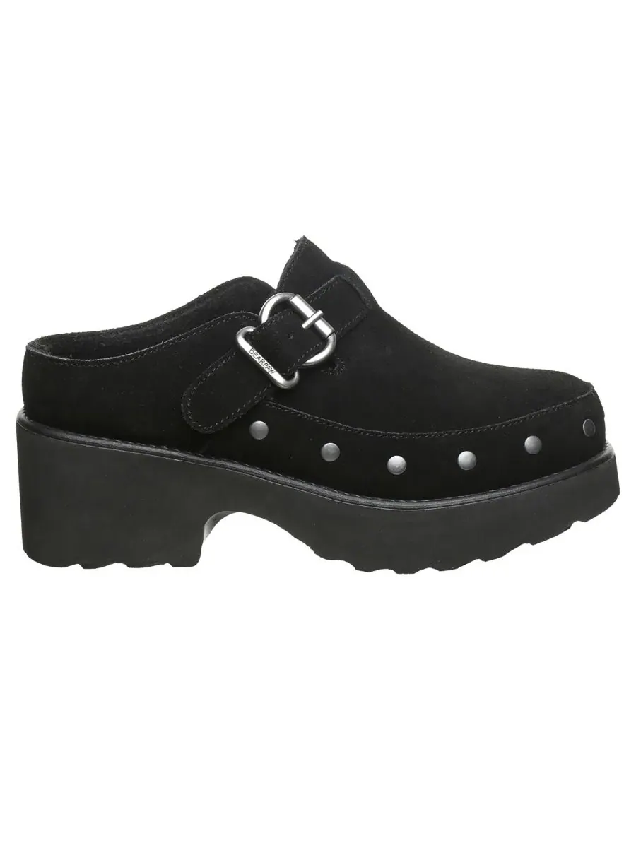 Женские клоги-мюли BEARPAW Falyn Platform Buckle — изображение 2 из 8, черный