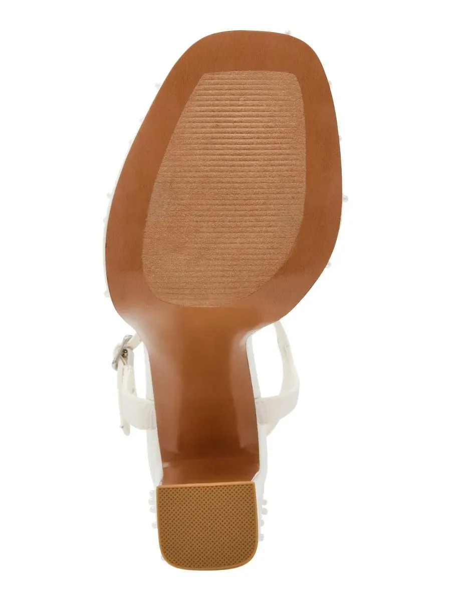 Босоножки на платформе с вышивкой Liandra Steve Madden — изображение 5 из 6, белый