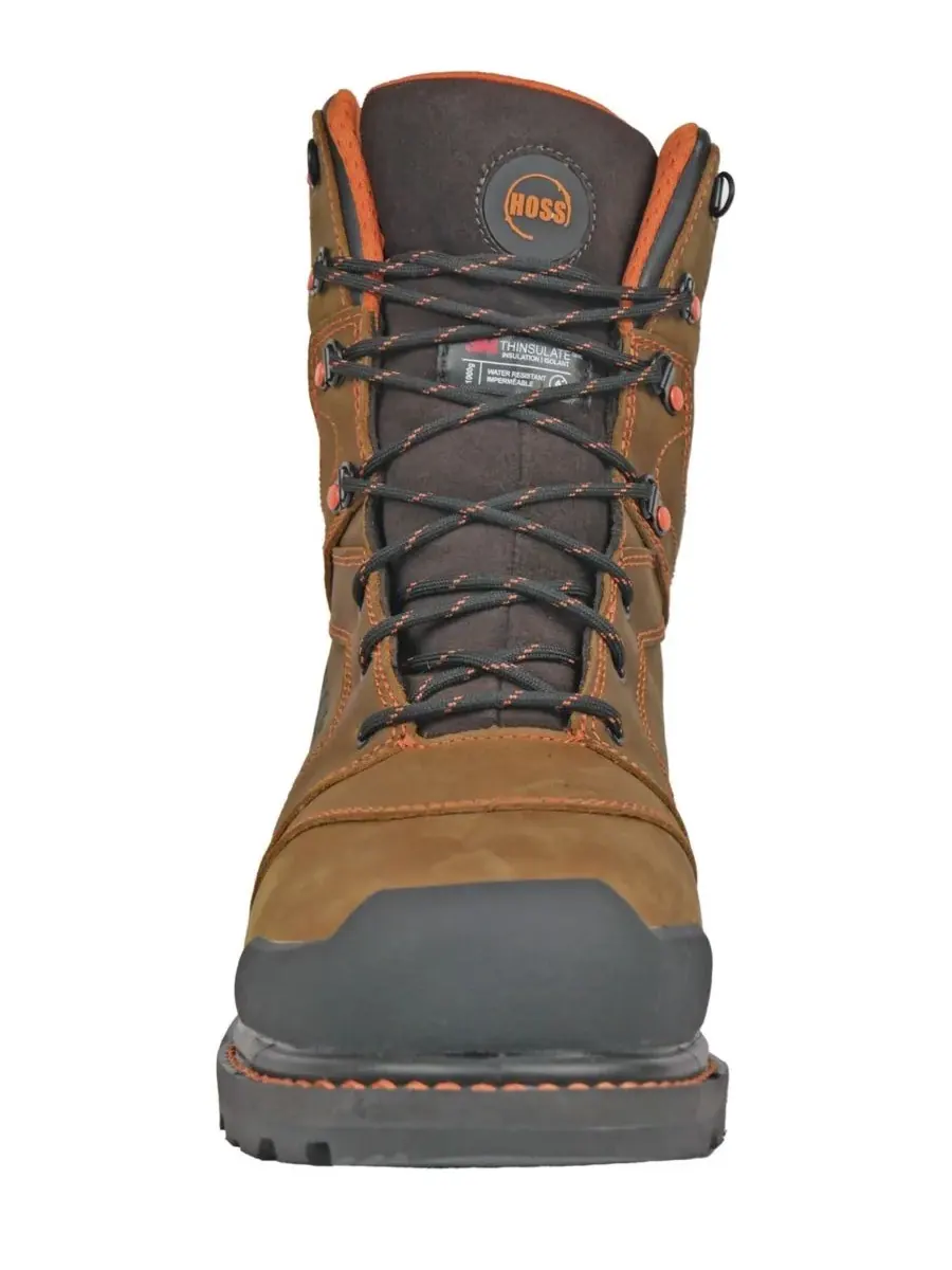 Мужские рабочие ботинки Clash с мягким носком и утеплителем Hoss Boot Company — изображение 4 из 7, коричневый